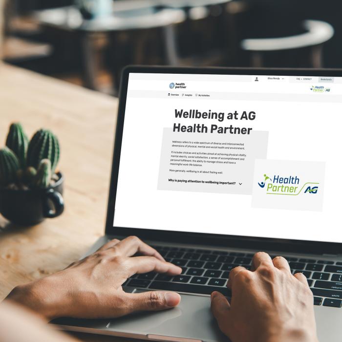 company page for wellbeing